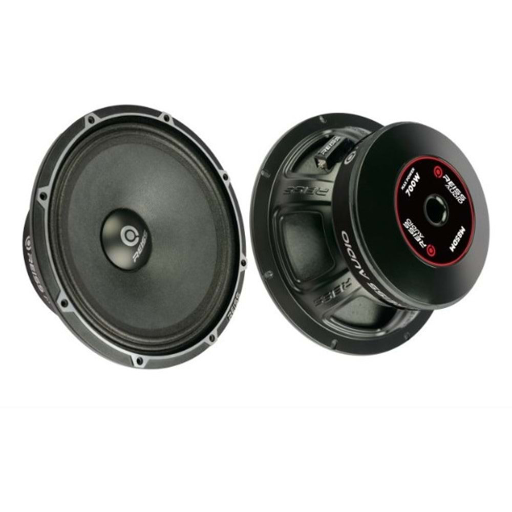 Reiss Audio RS-M85DM 20 Cm Midrange 700 Watt Max Power + 350 Watt RMS Power 2 Li Paket Halinde