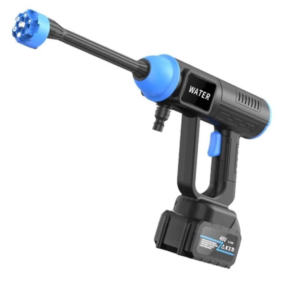 Cevval 8109 Fırçasız Motorlu Şarjlı Basınçlı Yıkama Makinesi Taşınabilir Araba Yıkama Makinesi