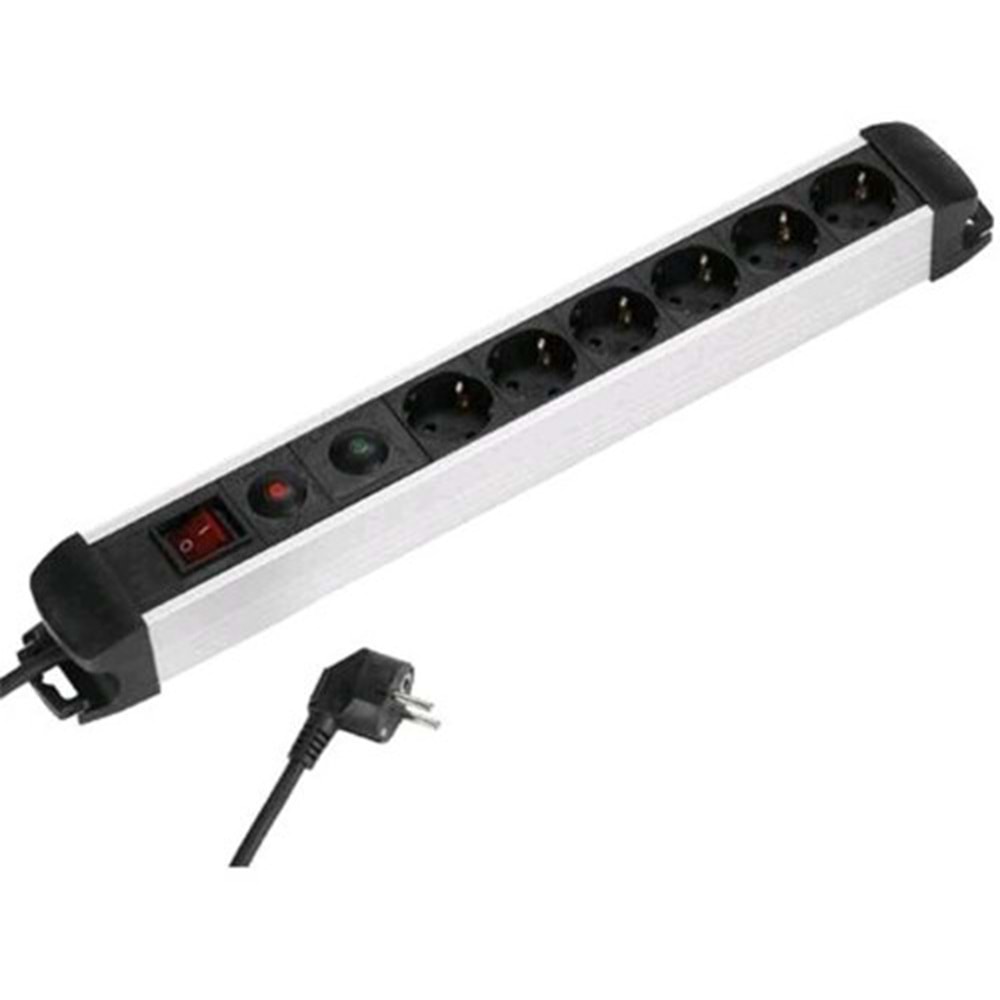 Vivanco 26559 6 Lı Anahtarlı Akım Korumalı Priz