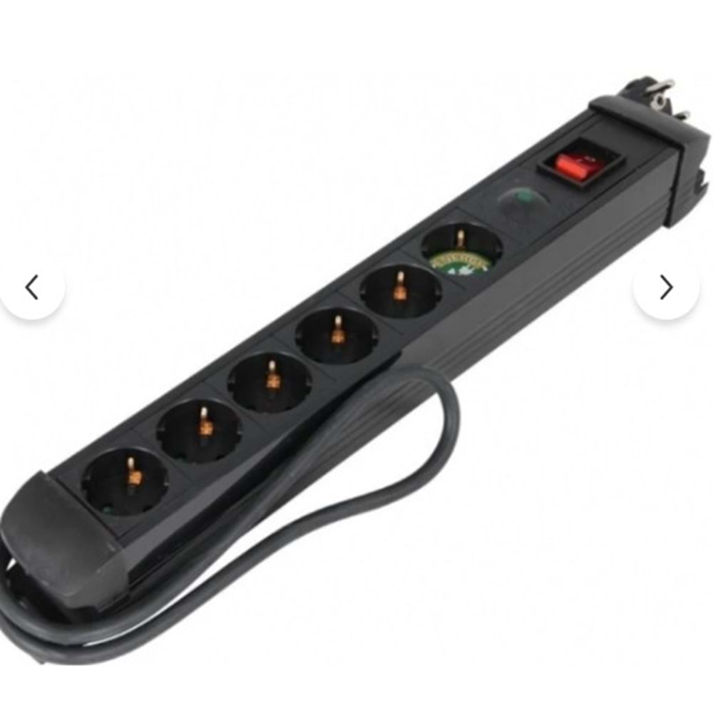 Vivanco 35707 6 Lı Anahtarlı Akım Korumalı Priz