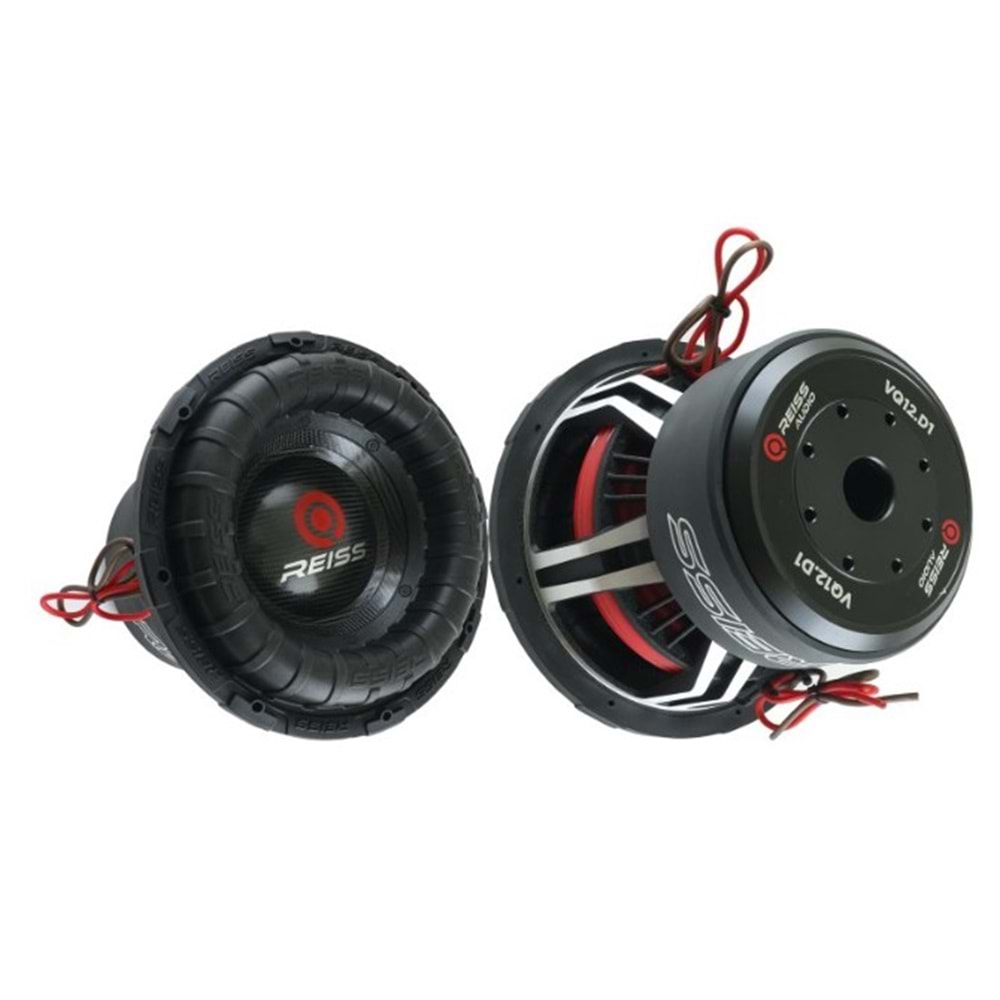 Reiss Audio RS-VQ12.D1 6000 Watt max Power+3000 Watt RMS Power+30cm Woofer Tekli Paket Halinde