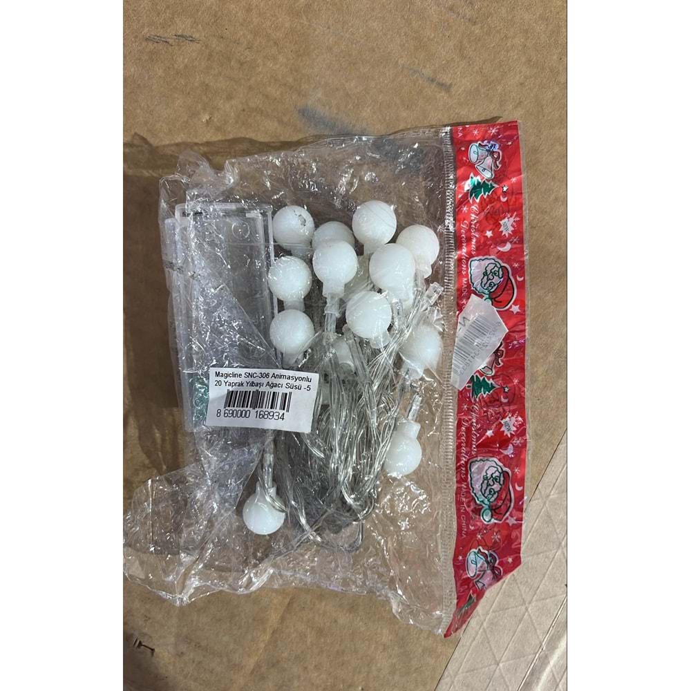 Magicline SNC-306 Animasyonlu 20 Yaprak Yılbaşı Ağacı Süsü -5 Metre