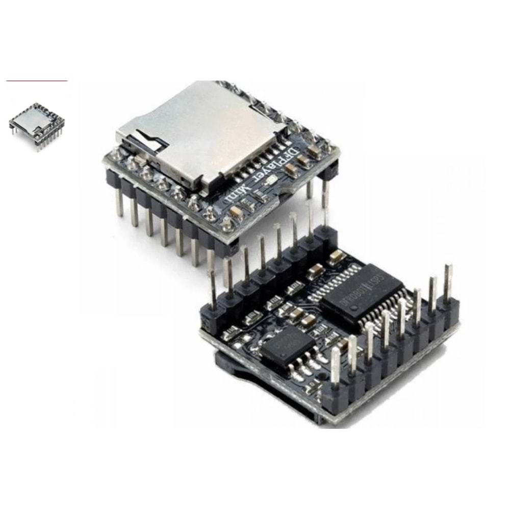 Arduino DF Player Mini Mp3 Player Mini SD Kart Girişli Modül