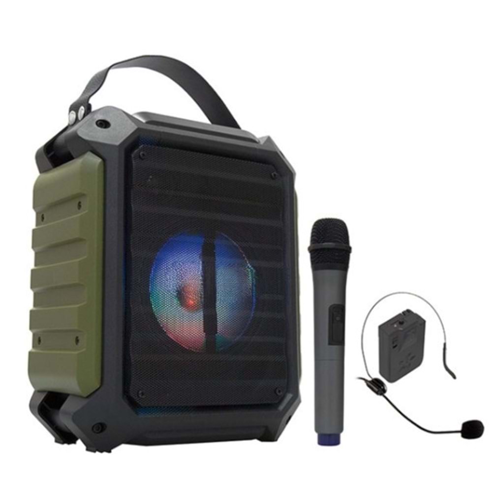 Digital Audio DA-6A Çift Mikrofonlu Karaoke Taşınabilir Bluetooth Hoparlör