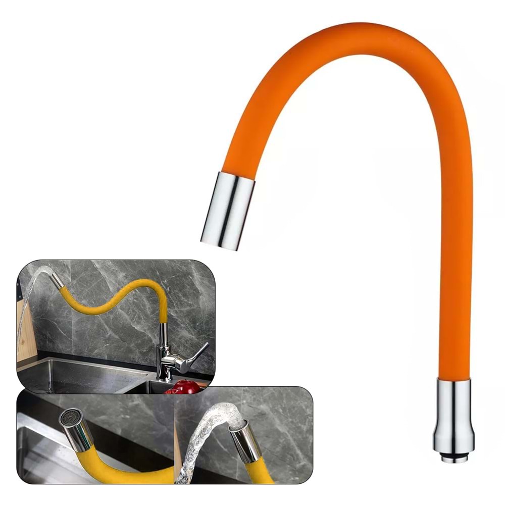 Sunup 24355 Esnek Bükülebilir Musluk Boru Başlık 30cm