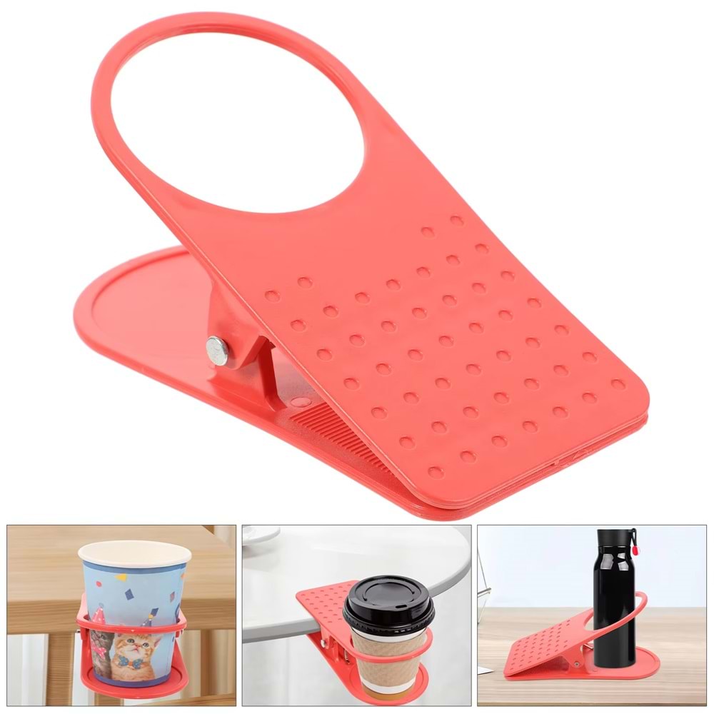 Sunup SN-14518 Mandallı Pratik Masa Kenarı Bardak Tutucu