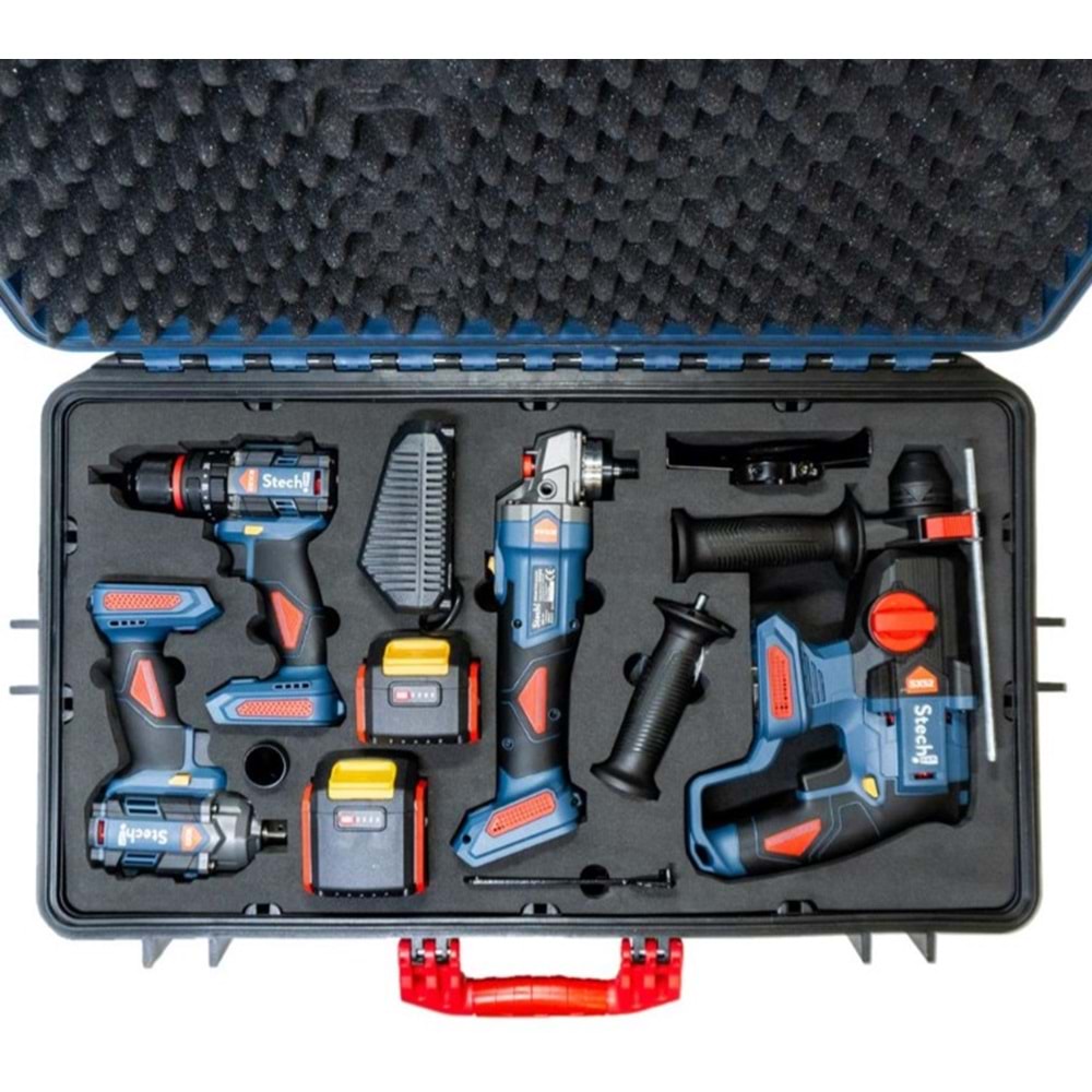 Stechend SXS403 Akülü 4 Lü Set (SX22-SX35-SX44-SX52)1X4AH+1X6AH