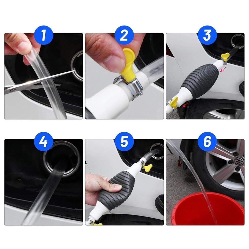 Sunup SN-20581 Manuel El Pompası ve Sıvı Akaryakıt Aktarma Seti