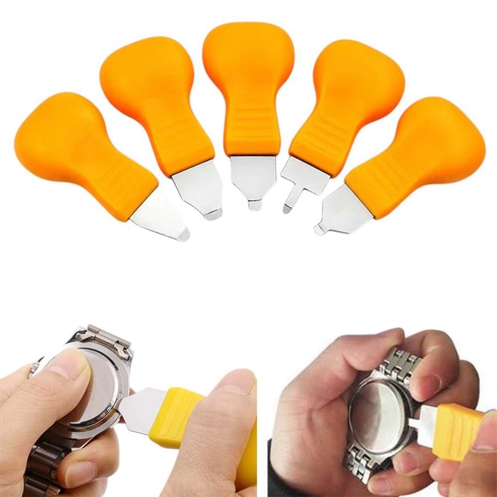 Sunup SN-26503 Hassas Kol Saati Kapağı Açma Aparatı Seti 5 Farklı Uç Tipli