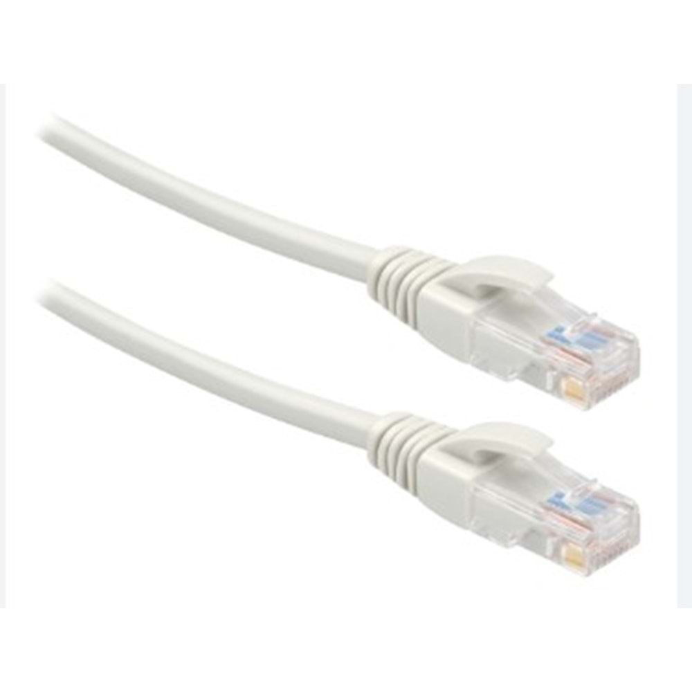 OJC Cat 6 UTP Patch Cord 0.3 Mt Beyaz Cat6 Kablo