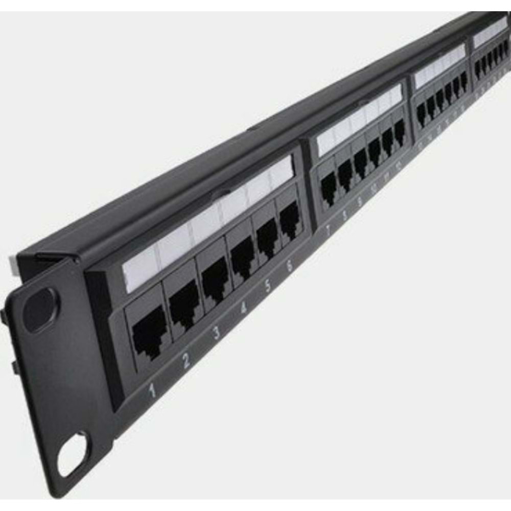 OJC FBR CAT6 UTP 24 Port Patch Panel Dolu