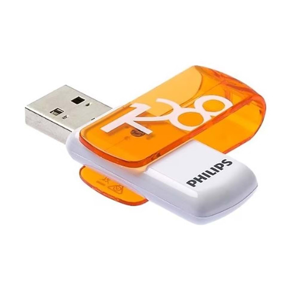 Philips 128GB Vivid Edition FM12FD05B/00 USB Bellek Turuncu