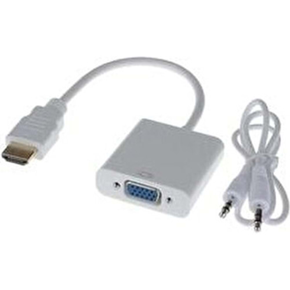 Compaxe CHD-15 HDMI To VGA With 3.5 audio + Micro Usb