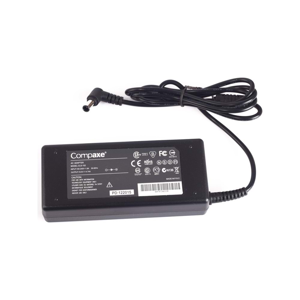 Compaxe CMA-1435 14 Volt 6.5 Amper 4.4mm x 3.0mm Notebook Adaptör