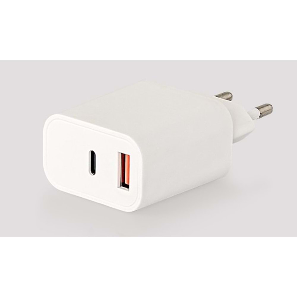 Compaxe CTA-300CA UT 30+18W PD/QC+ USB-C To Type-C 3A Kablolu Set