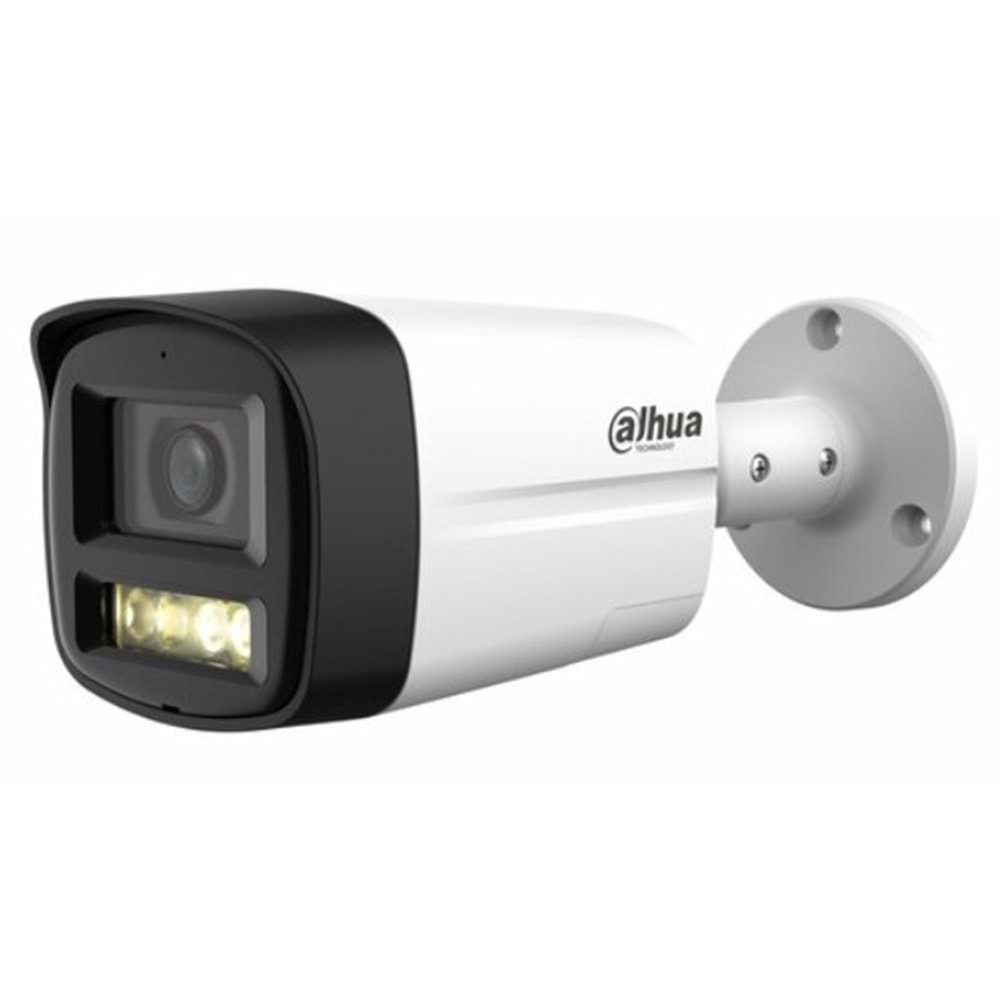 Dahua HAC-HFW1200TLM-IL-T-0280B-DIP 2MP Smart Dual Light HDCVI Two-Way Talk Fixed-Focal Bullet Kamera