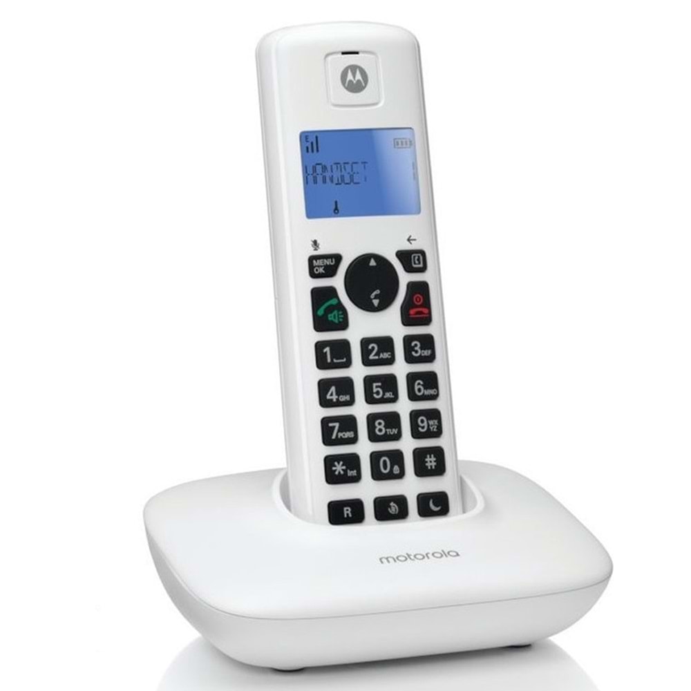Motorola T401 Beyaz Telsiz Telefon