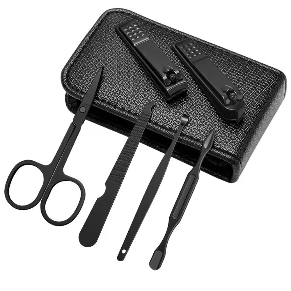 Sunup SN-26325 Taşınabilir 6in1 Çantalı Çelik Profesyonel Manikür Pedikür Tırnak Bakım Seti