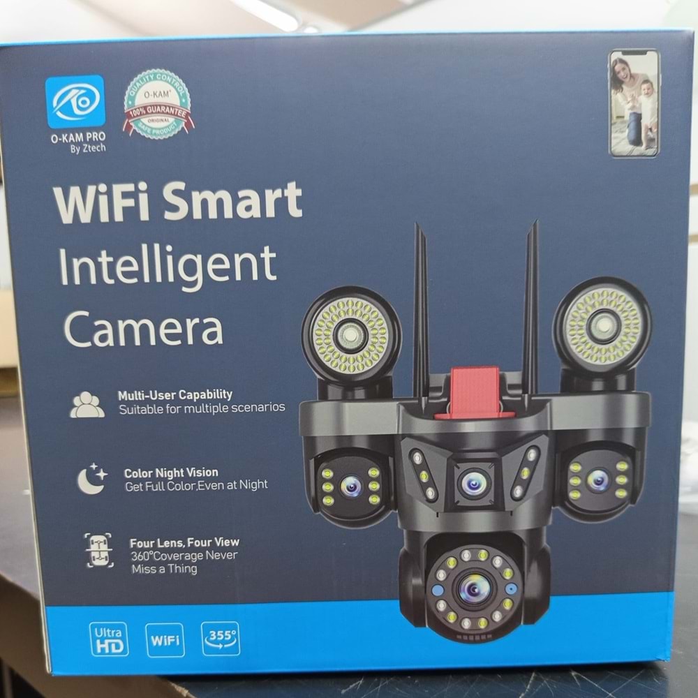 O-KAM Pro OK-231PREMIUMW 12 MP 4 Lens Wifi Ptz Kamera