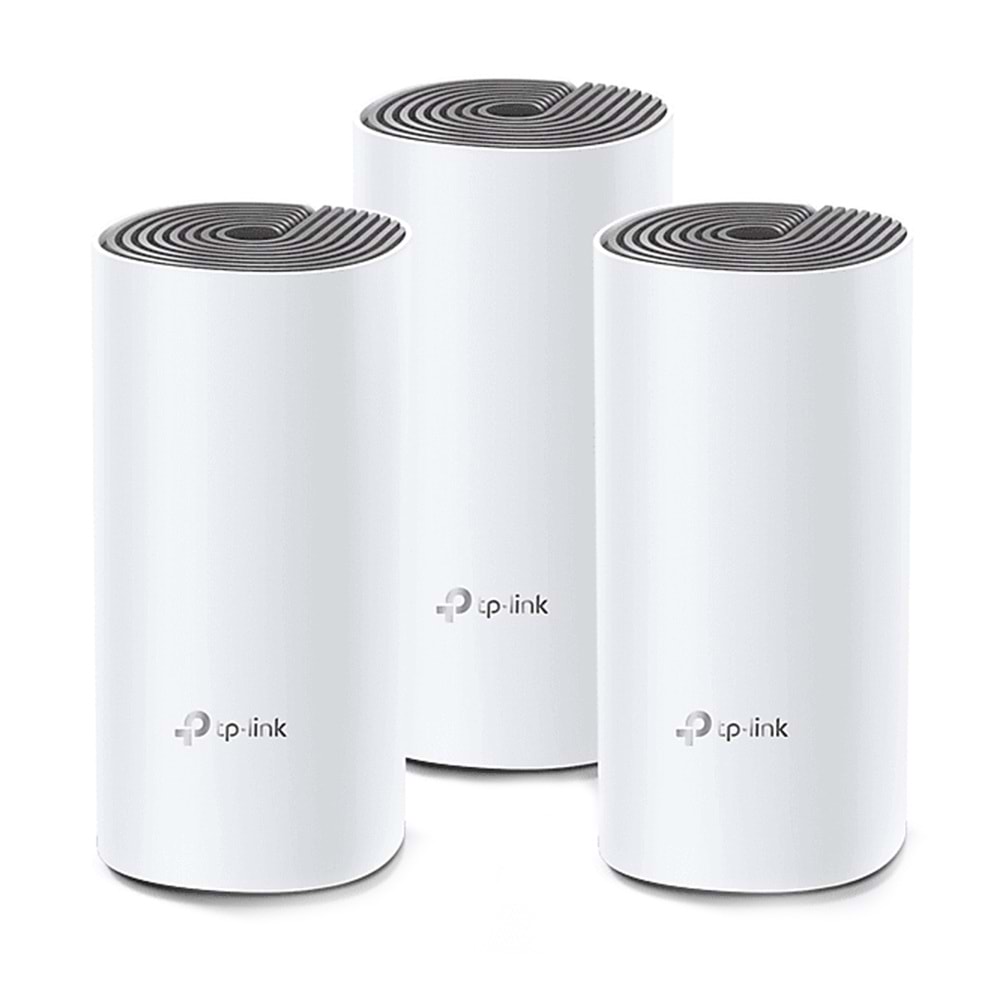 TP-Link AC1200 Deco E4 1200Mbps Mesh WIFI Sistemi (Üçlü)