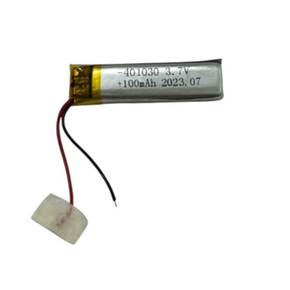 Sertec 401030 3.7V 100 MAh Li-Polymer Pil (Devreli/1.5A)