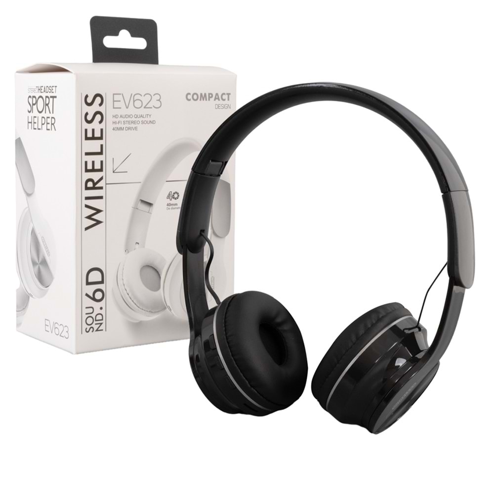 Magicvoice EV623 Kablosuz Bluetooth Kulaküstü Tasarım Kulaklık