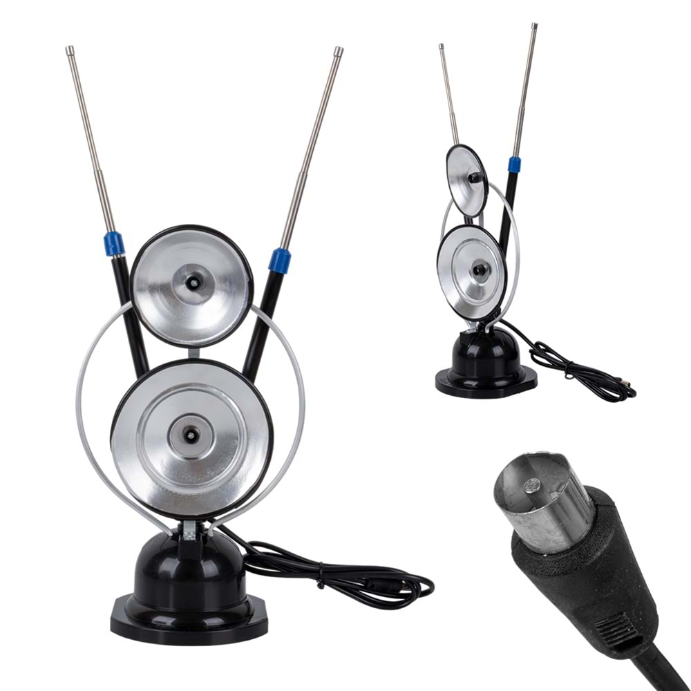 PowerMaster PM-25023 TV Üstü Eski Tip Karasal Yayın Anten