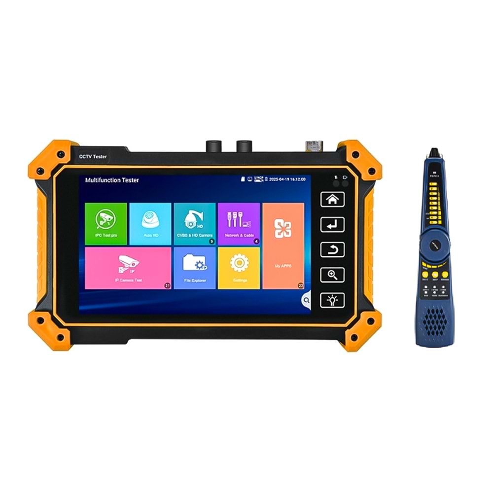 Novacom NVC-IPCV58C IP/HD-TVI/CVI/AHD-OPM/VFL Fiber Cctv KameraTest Cihazı
