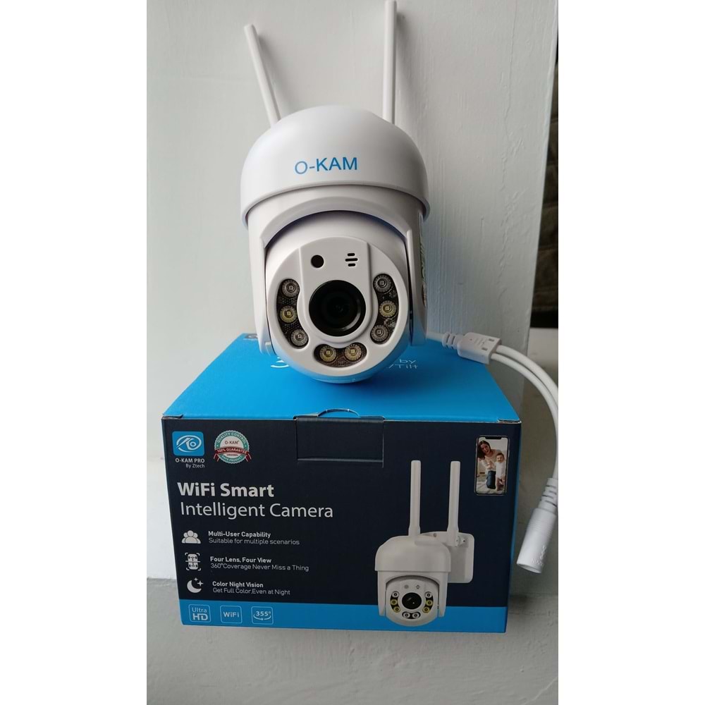 O-KAM 3031 Wifi Ptz Tek Lens Güvenlik Kamerası