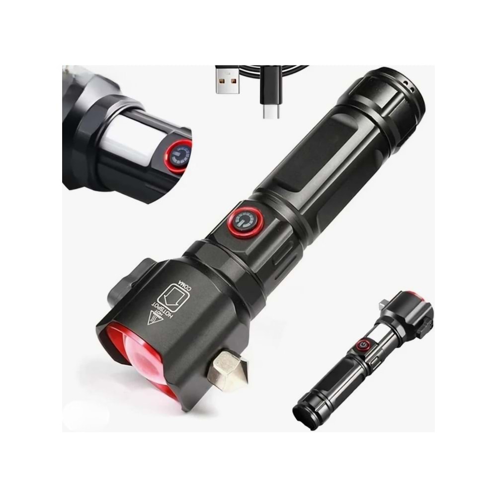 Gold Orion OR-2210-TG 1000 Lümen LED Şarjlı El Feneri