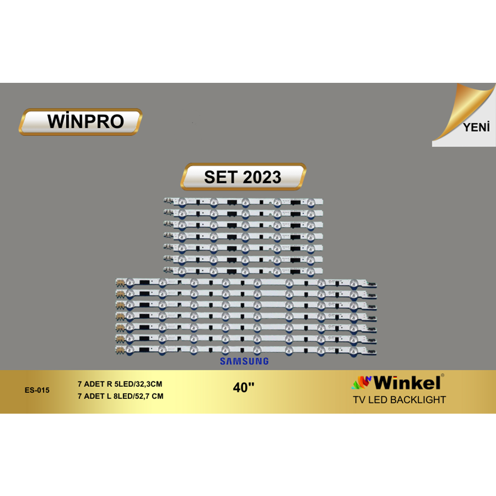 WinPro SET-2023 Samsung 40'' Tv Bar Led Takımı