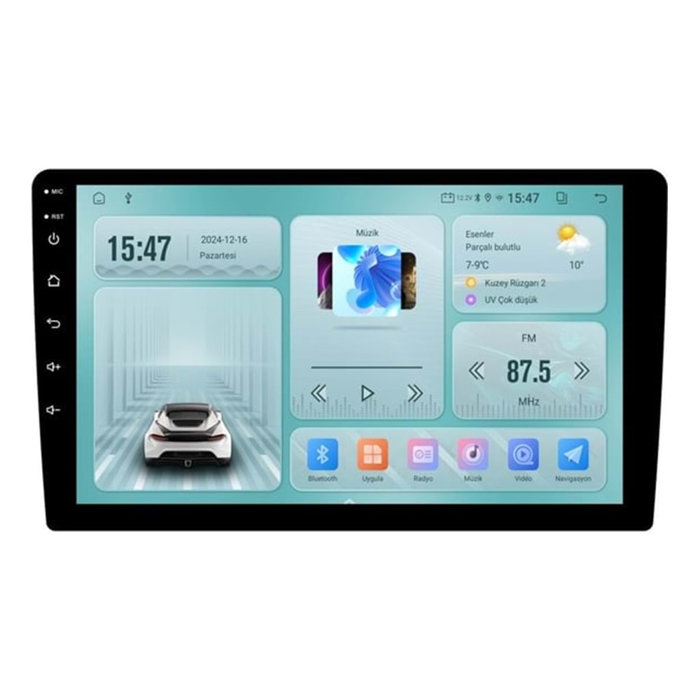 Reiss Audio RS-DT62 Tablet Multimedya Android 9 İnç 4+64GB 4 Çekirdek Android