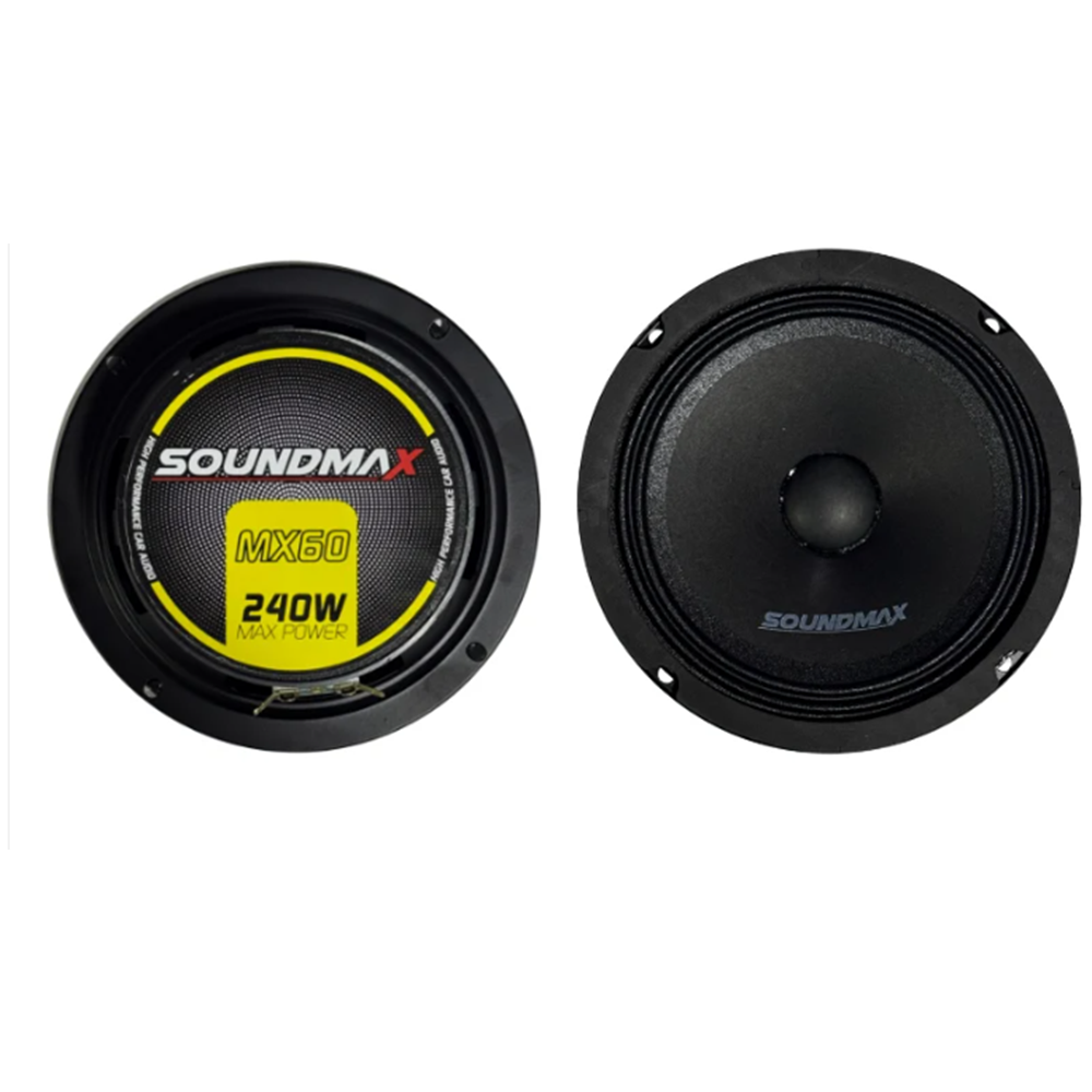 Soundmax SX-MX60 16cm 120 Watt Oto Hoparlör 2 Li Paket Halinde