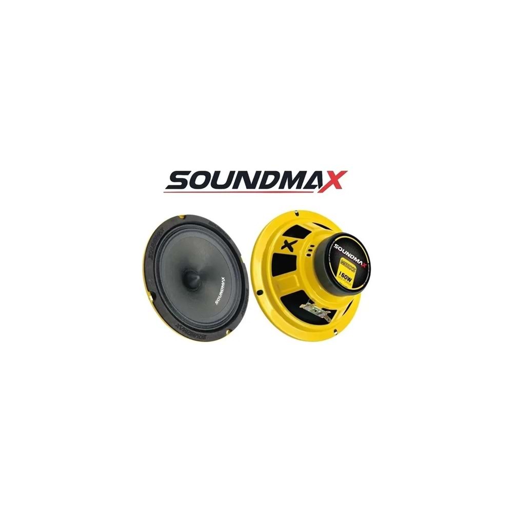 Soundmax SX-M62XS 16cm 160 Watt Oto Hoparlör 2 Li Paket Halinde