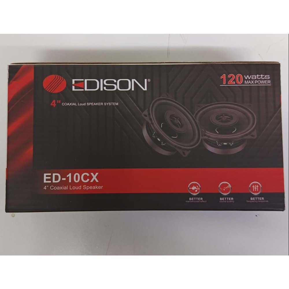 Edison ED-10CX 10 cm 120 Watt Max Power Oto Hoparlör