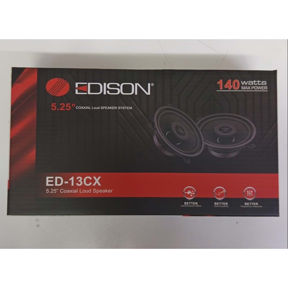 Edison ED-13CX 13 cm 140 Watt Max Power Oto Hoparlör