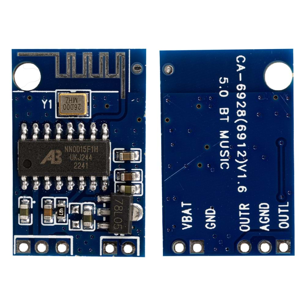 Powermaster CA-6928 (6912) V1.6 Bluetooth 5.0 Audio Ses Alıcı Modülü