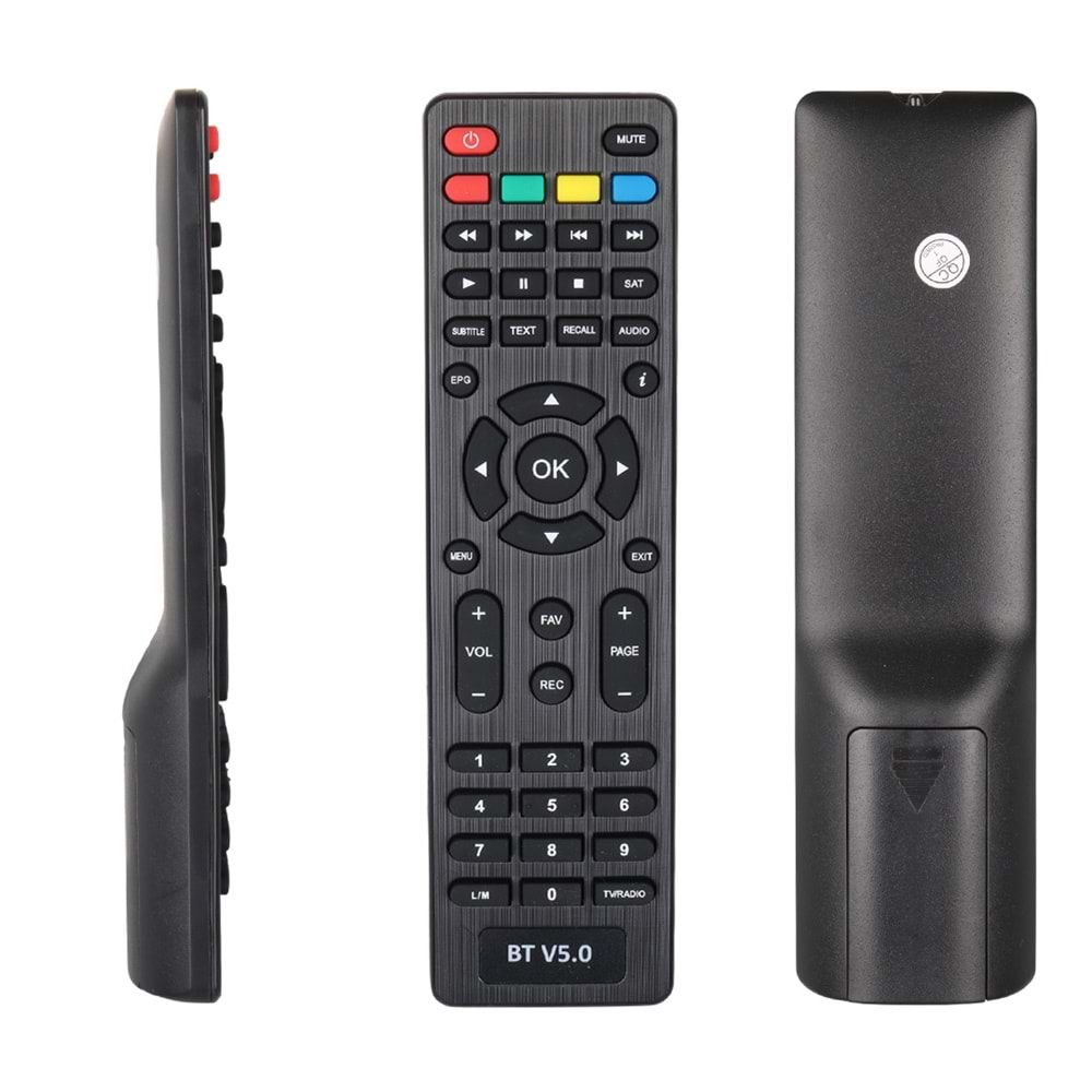Weko 3000 BTV 5.0V Redline Full HD LM Tuşlu Bluetooth V5.0 Uydu Alıcı Kumandası