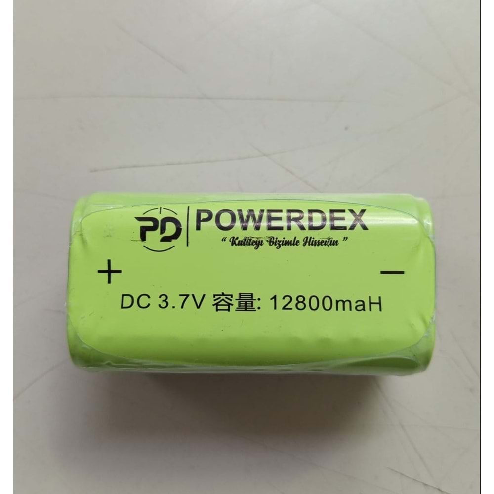 Powerdex 3.7 Volt 12800 Mah Şarj Edilebilir Pil