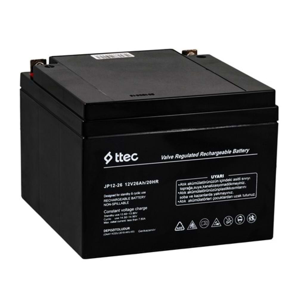 Ttec 12 Volt 26 Amper Base Jel Akü