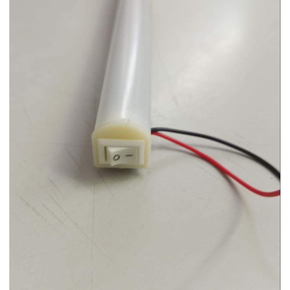 Hightek 100 cm 12 Volt Pembe Anahtarlı Led Armatür Etanj
