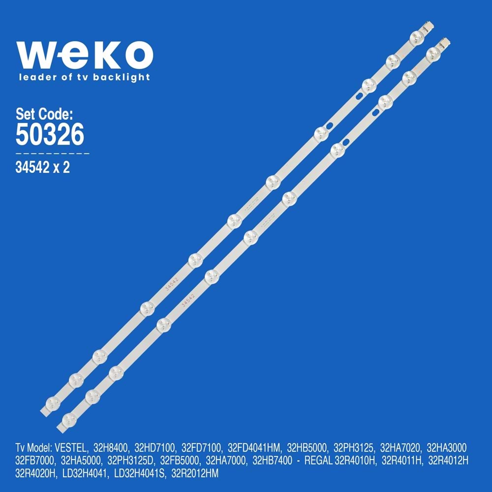 Weko Wkset-5326 34542x2 Vestel 43