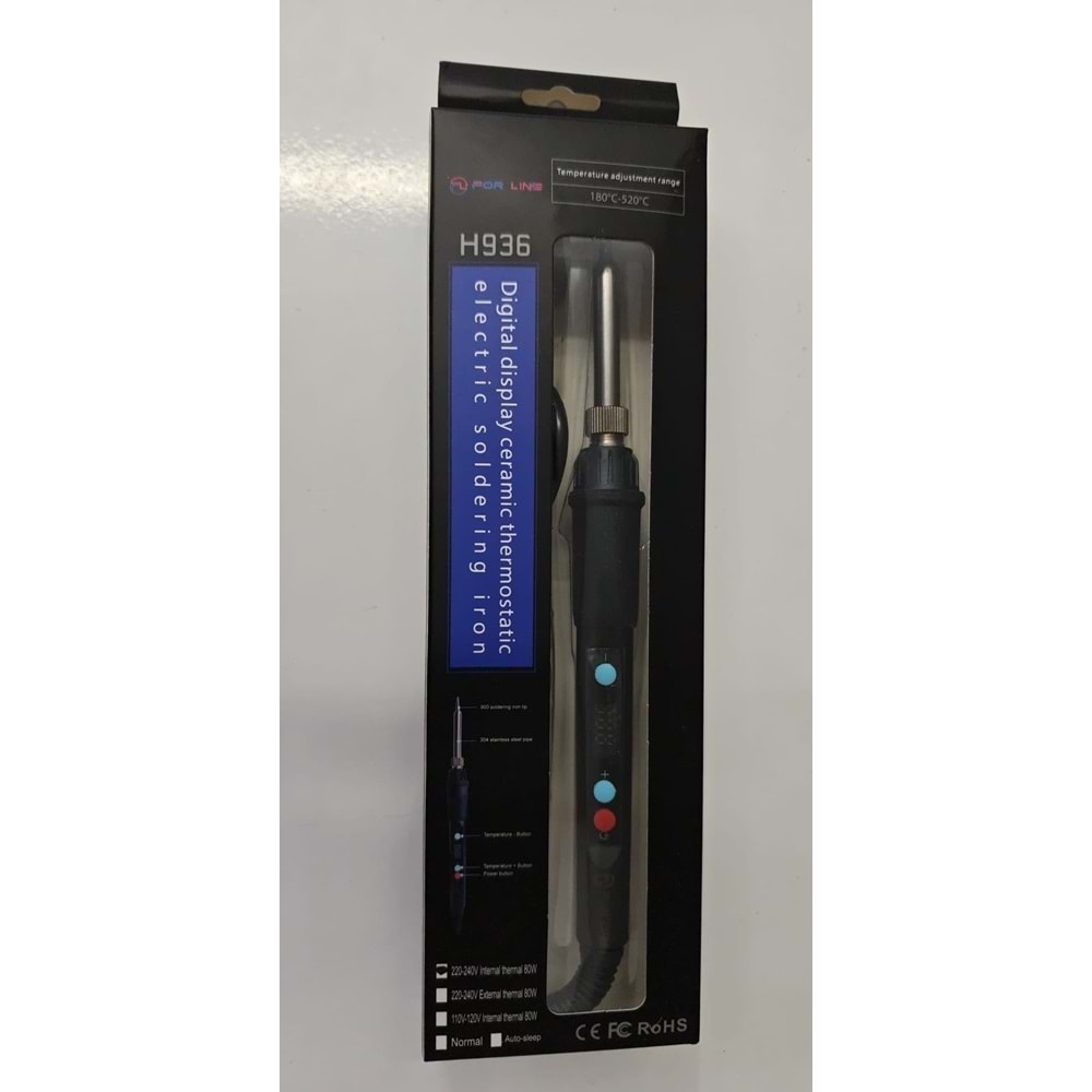 Forline 936H 80 Watt Ayarlı Kalem Havya