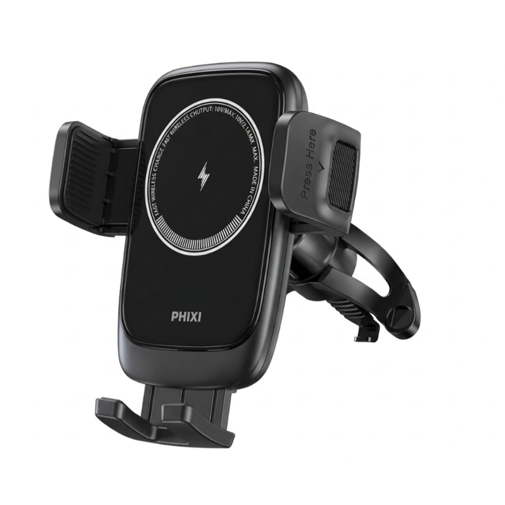 Phixi Force M45 15W Kablosuz Şarj Araç Telefon Tutucu