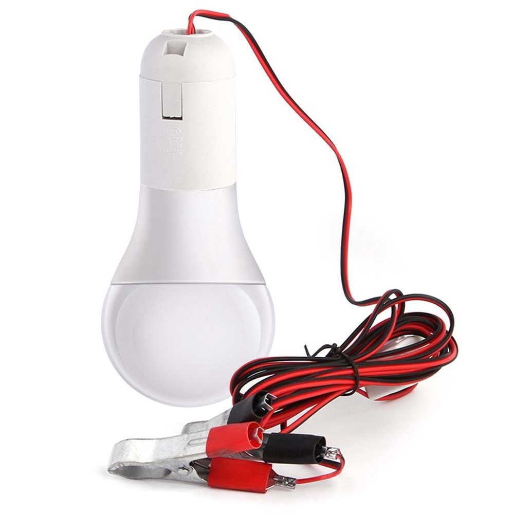 TR-LED TR-26549 12 Volt 5 Watt 6500K Beyaz Akü Maşal Led Ampul