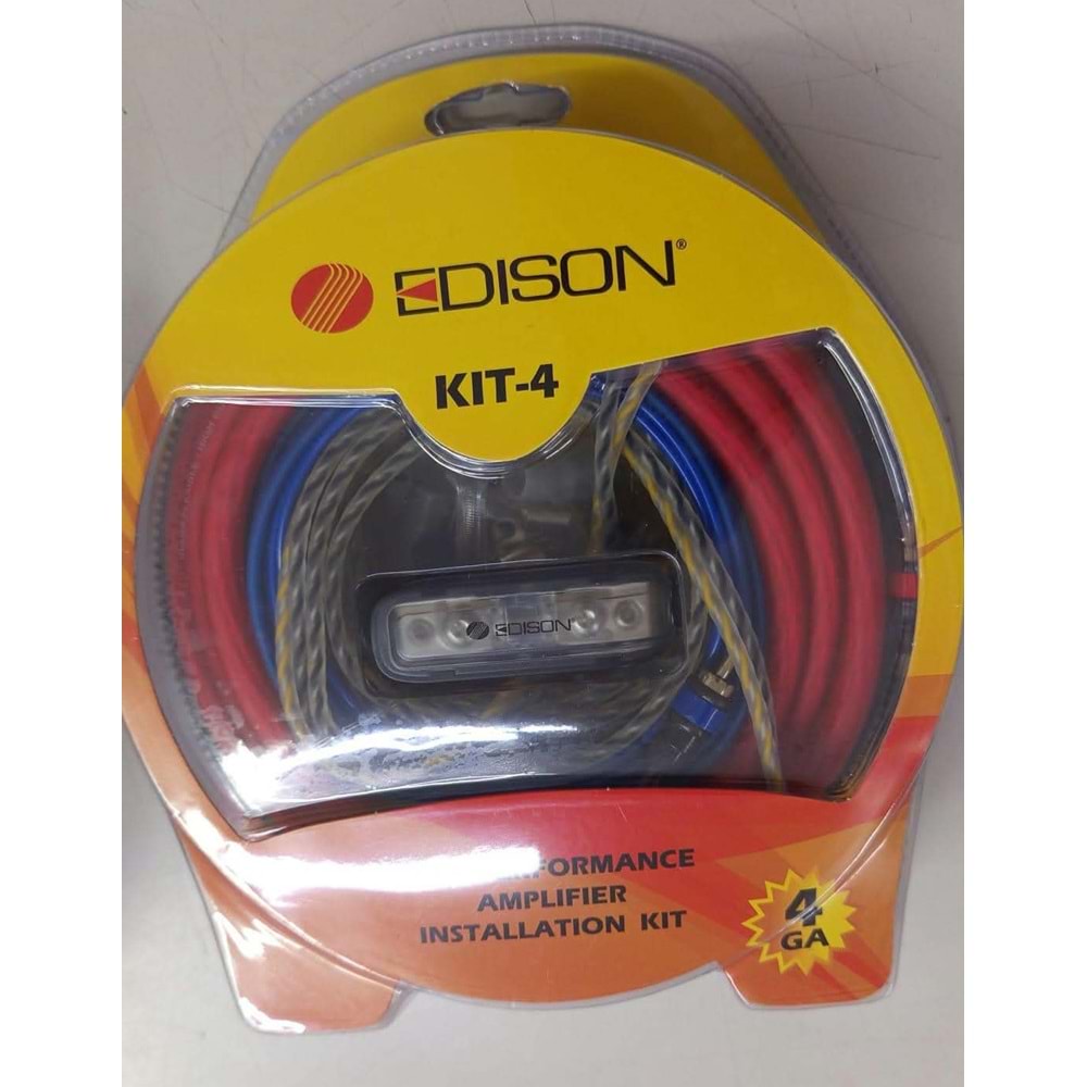 Edison KIT-4GA Anfi Kablo Seti