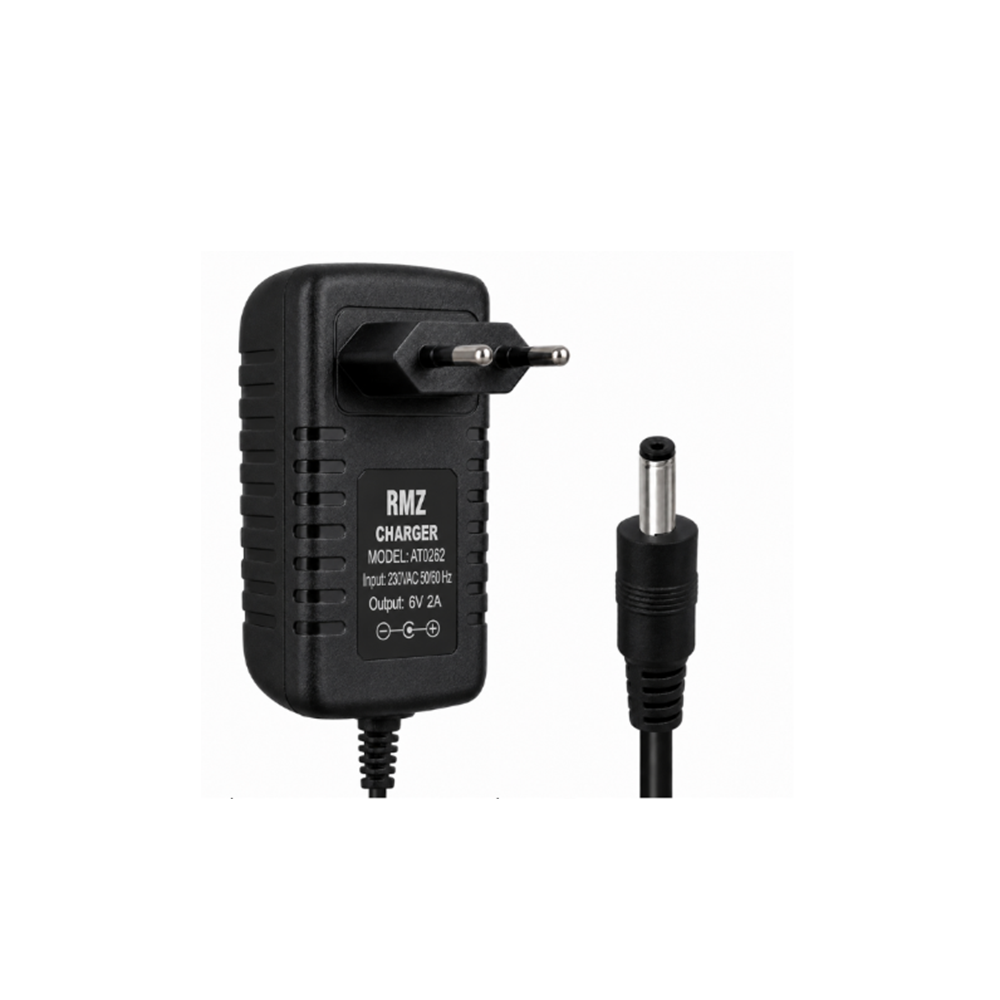 Forline AT0062 6 Volt 2 Amper 5.5x2.5mm Plastik Kasa Adaptör