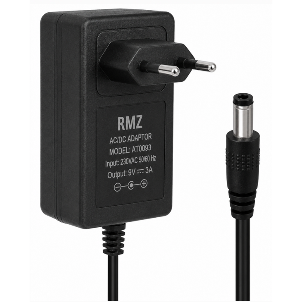 Forline AT0093 9 Volt 3 Amper 5.5x2.5mm Plastik Kasa Adaptör
