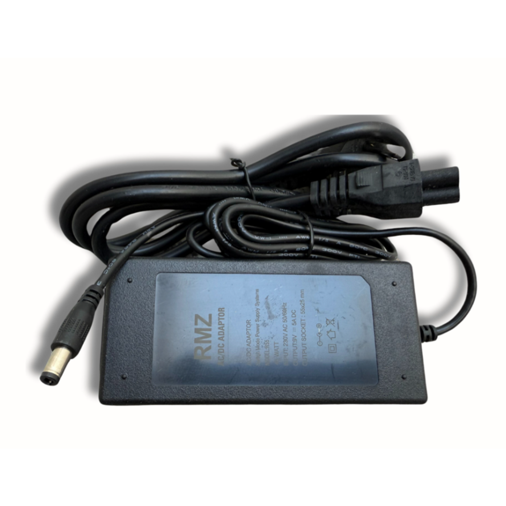 Forline AT0095 9 Volt 5 Amper 5.5x2.5mm Masa Tipi Plastik Kasa Adaptör