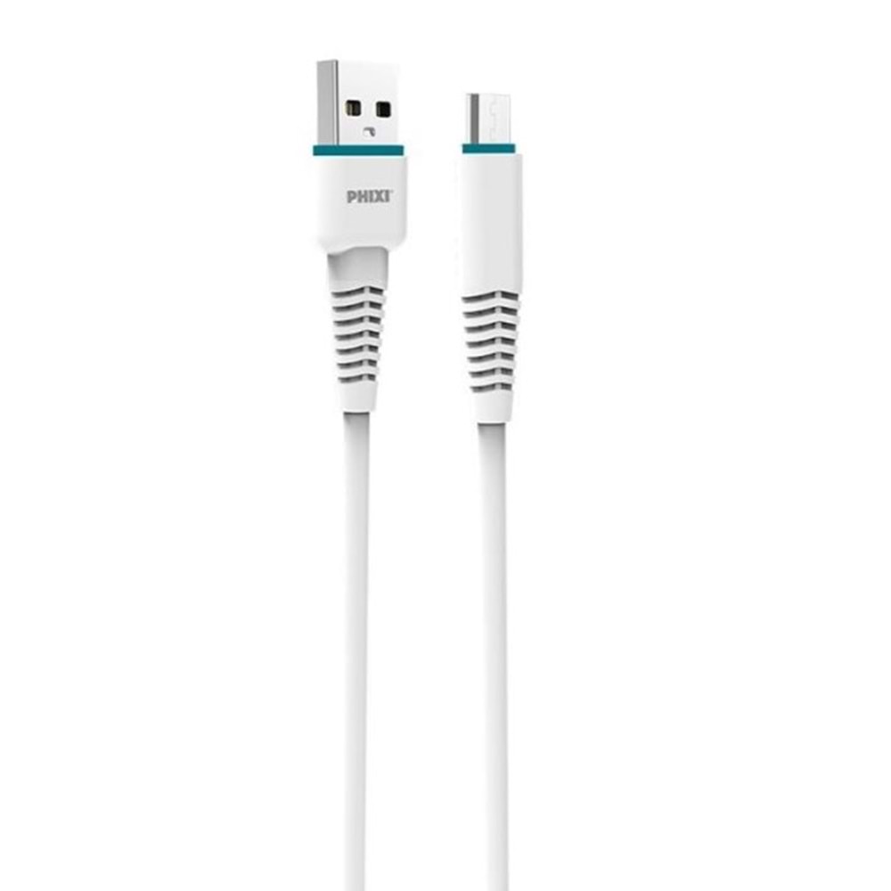 Phixi Force CB464M Esnek ve Güçlendirilmiş Micro USB Şarj ve Data Kablo